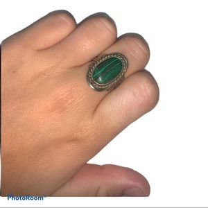 super cute adjustable green waterproof ring